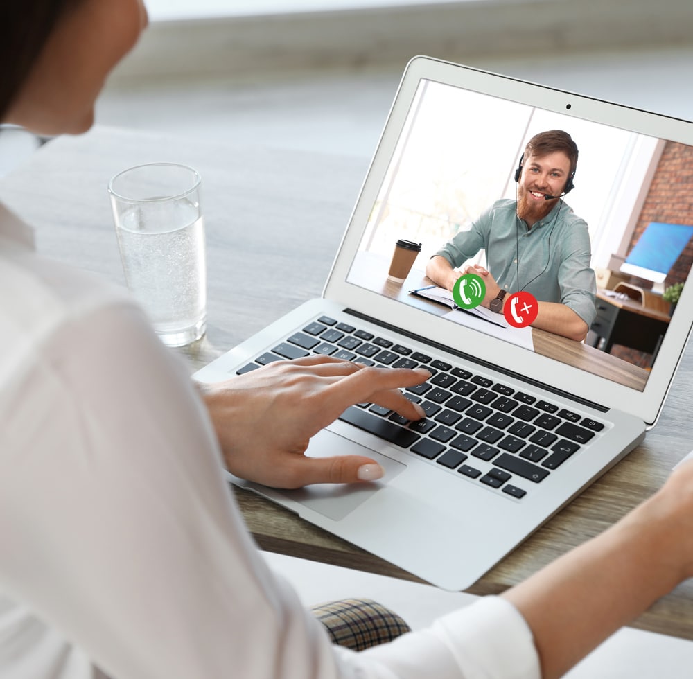 Conducting a video call