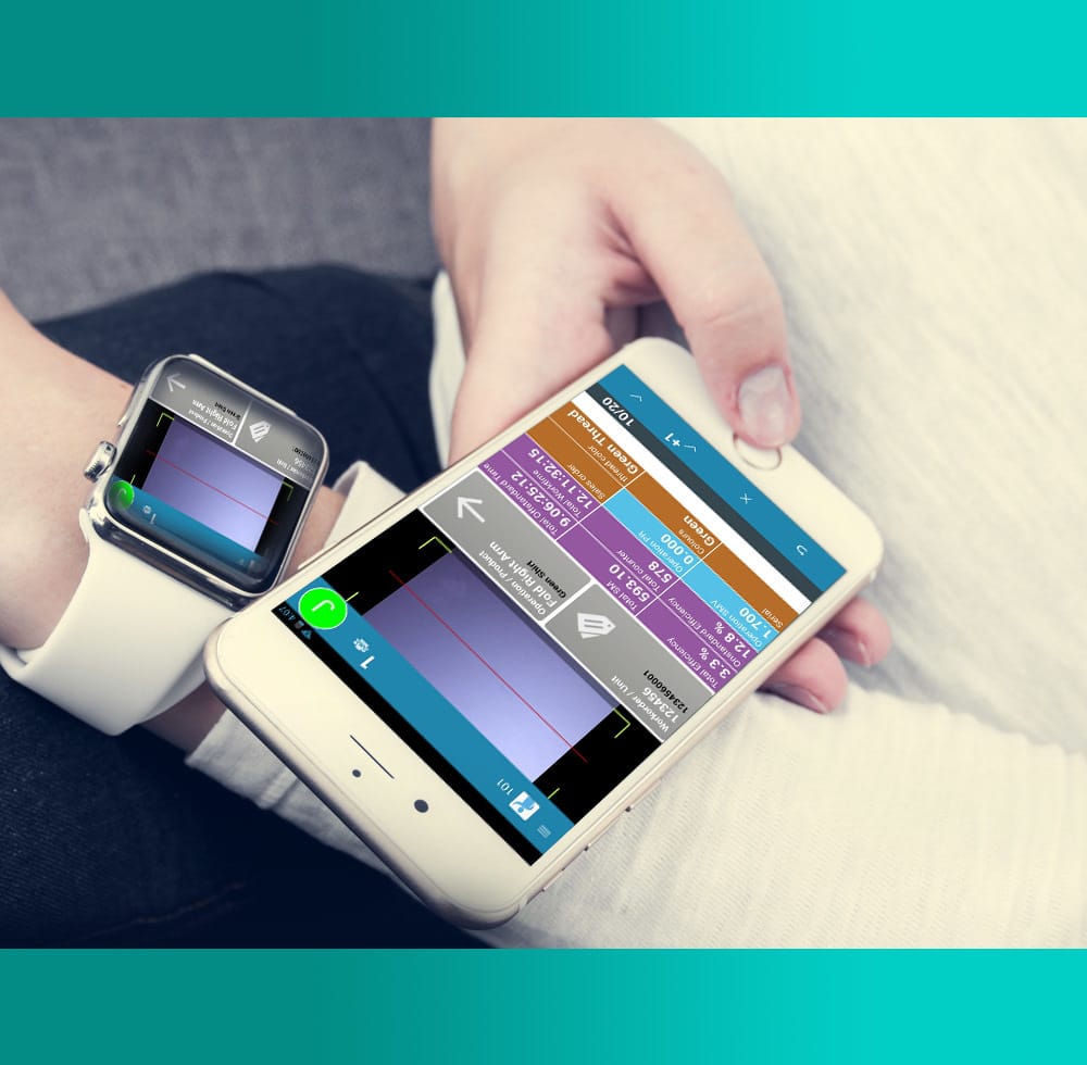 Image of somebody holding a mobile phone