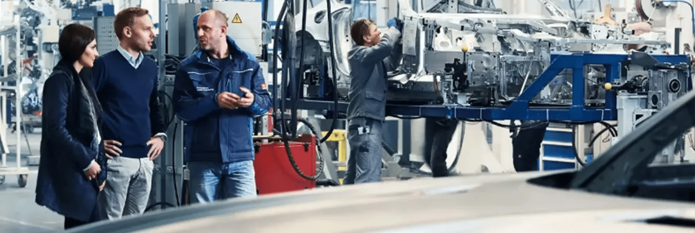 thyssenkrupp employees in factory