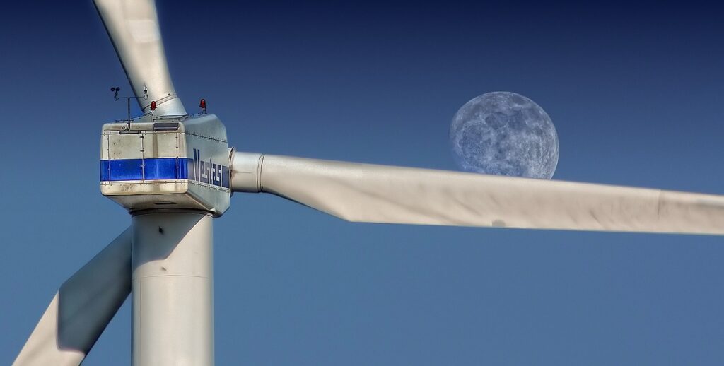 image of a wind turbine