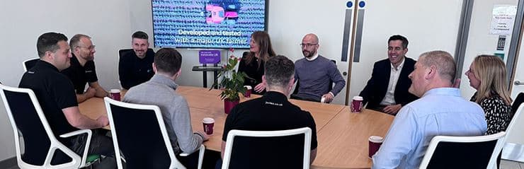 Jonathan Lee Shropshire Office team in meeting