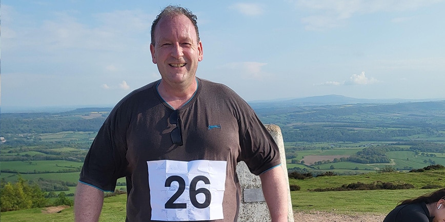 Peter Heap, Jonathan Lee Recruitment, 26th hill climb, Wrekin 100 Challenge zoomed