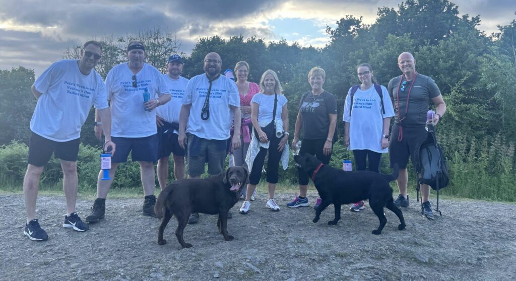 Jonathan Lee team on Wrekin 100 challenge