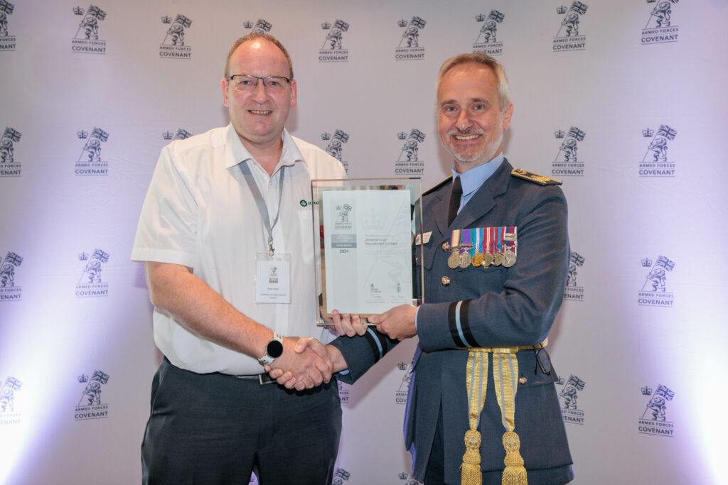 Peter Heap with Silver Award, ERS, Jonathan Lee