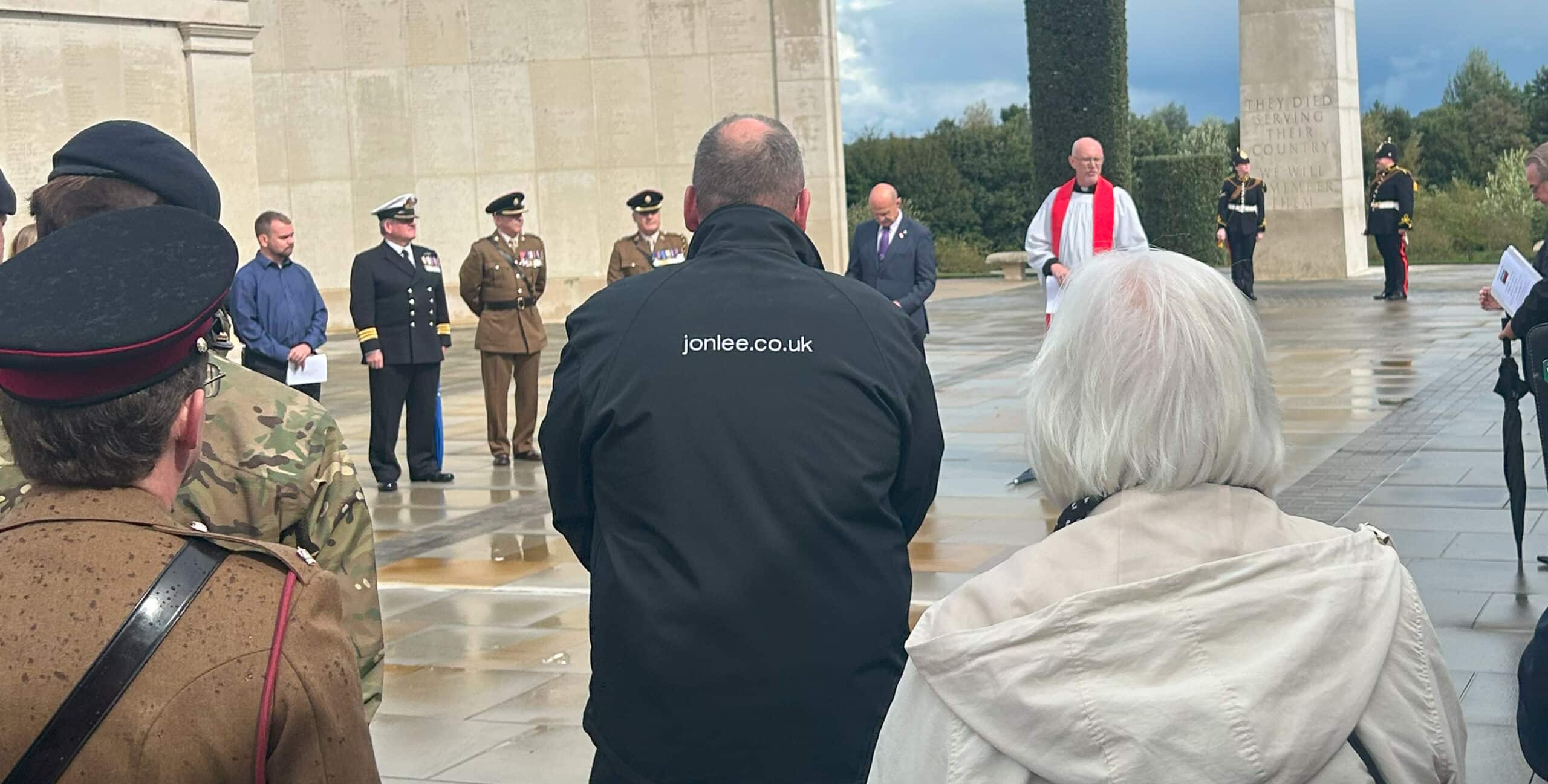 Peter Heap at National Memorial Arboretum ERS 2024 silver awards