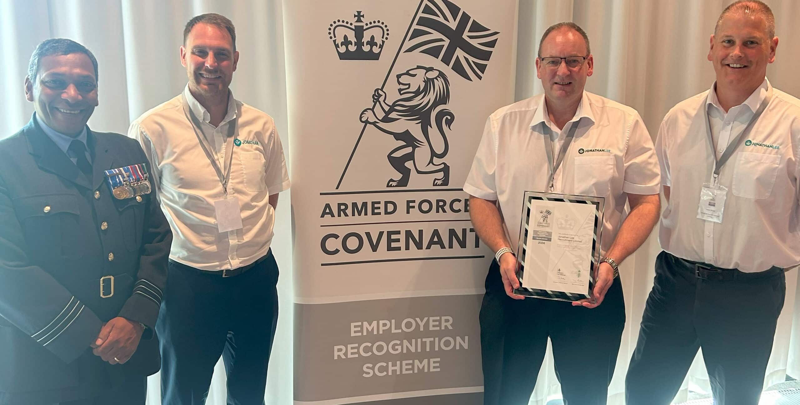 Jonathan Lee Recruitment at 2024 Defence ERS Silver Awards