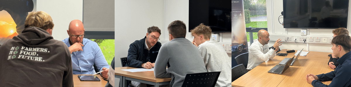 Jonathan Lee Recruitment at CV speed mentoring session at Harper Adams