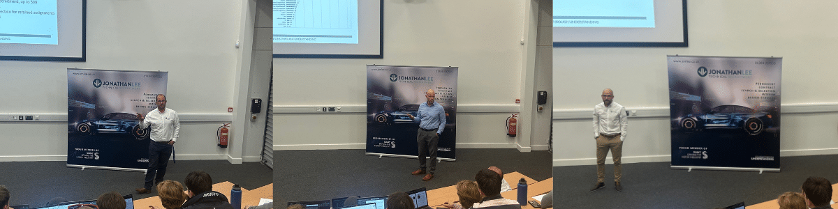 Jonathan Lee Recruitment presentation at CV speed mentoring session at Harper Adams