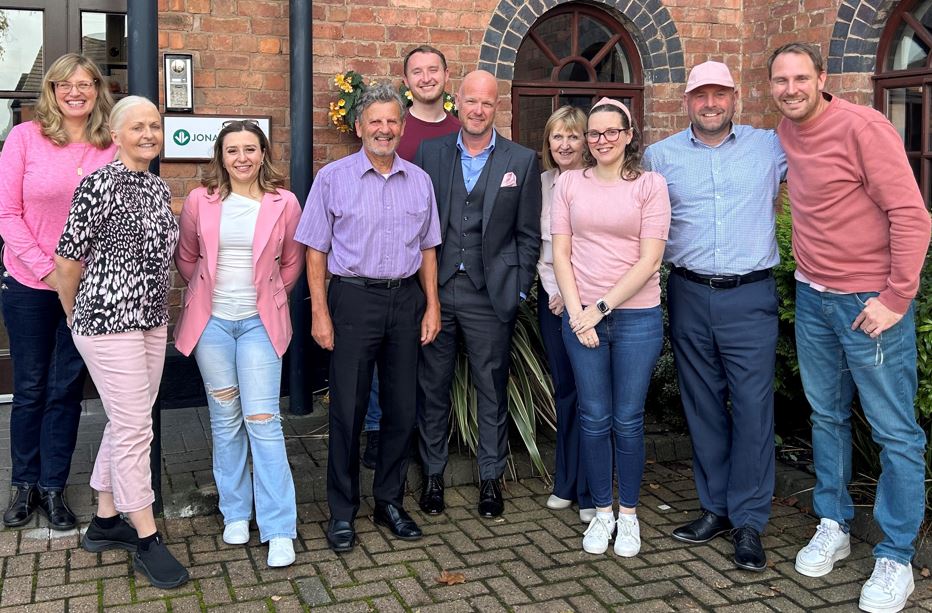 Jonathan Lee Recruitment wear pink for Wear It Pink 2024 for Breast Cancer Now