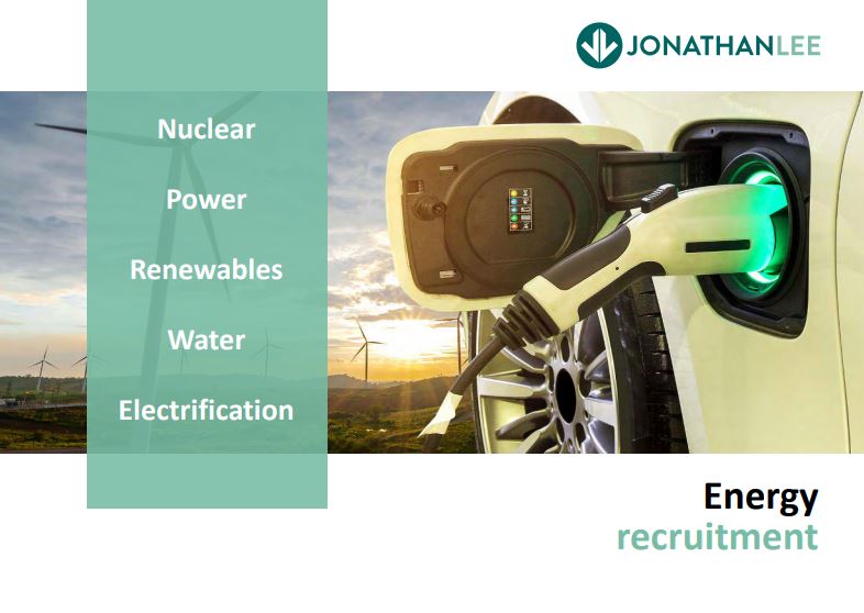 Energy recruitment brochure front page