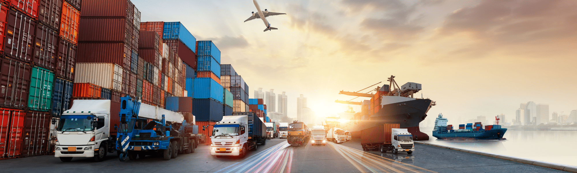 Different types of transport in supply chain