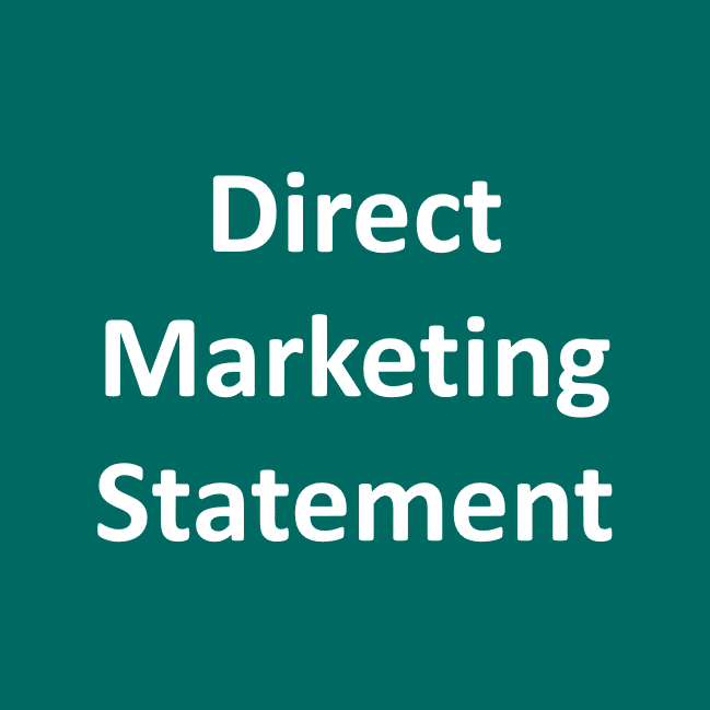 Direct Marketing Statement