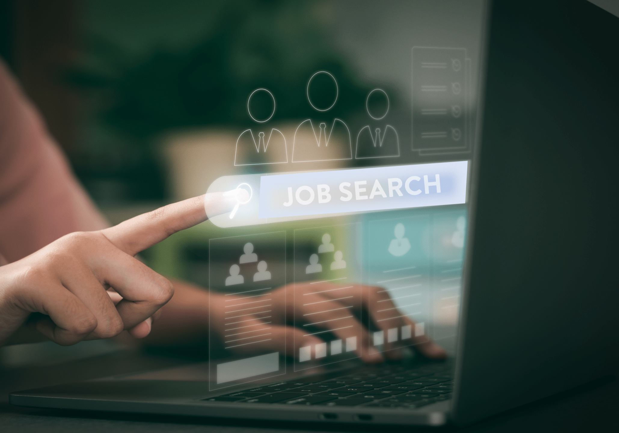 Job search on website