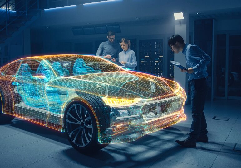 Automotive design and development recruitment header image for mobile site homepage